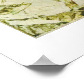 Schedel en Rozenstruik Vintage Poster (Hoek)