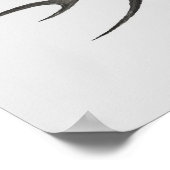 schedel en slang poster (Hoek)