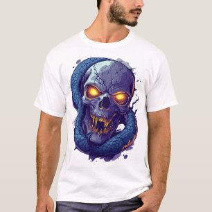 Schedel en Slangenduel T-shirt