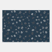 Schedel en Sneeuwvlok Wrapping Cadeaupapier (Voorkant 3)