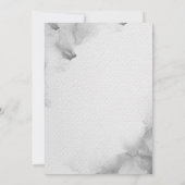 Schedel en Spinnen Halloween Feest Kaart (Achterkant)