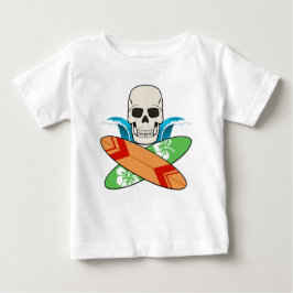 Schedel en surfplanken Jolly Roger Piratenvlag
