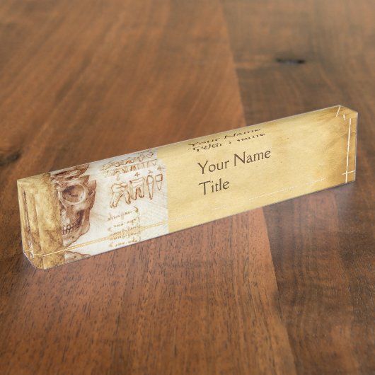 SCHEDEL EN TANDEN, TANDKLINIEK, TANDARTS, TANDHEEL NAAMBORDJE (Zijkant)