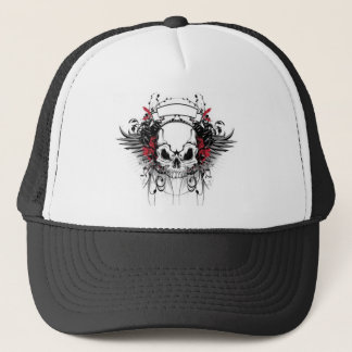 schedel en vleugels trucker pet