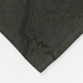 schedel en vlinder fleece deken (Hoek)