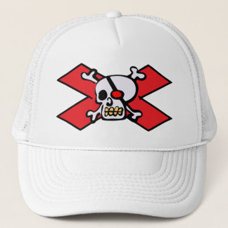 Schedel en "X" Trucker Pet