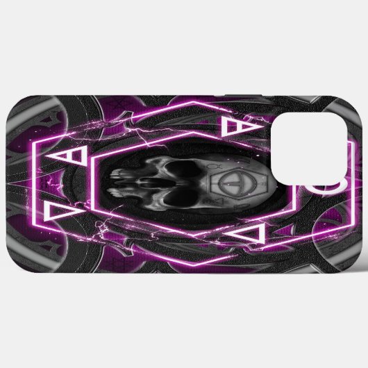 schedel en zegels Case-Mate iPhone case (Achterkant (horizontaal))