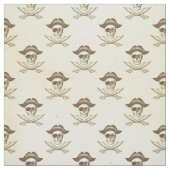 schedel en zwaarden Piraat Stof (Swatch)