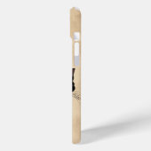 Schedel en zwarte kat Case-Mate iPhone case (Achterkant / Links)