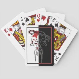 schedel fietspatcards pokerkaarten