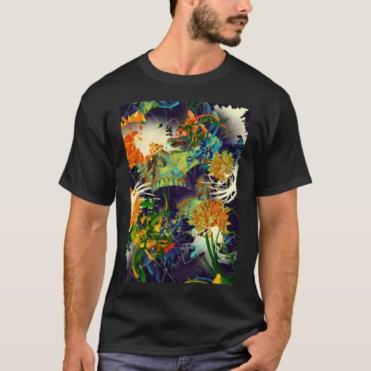 Schedel Flora T-shirt (Voorkant)