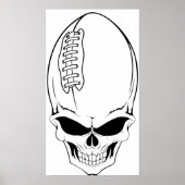 schedel football 2 poster (Voorkant)