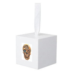 Schedel fusie met mechaniek decoratie