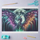 schedel gevleugeld draak tissuepapier (Craft)