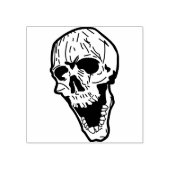 Schedel gezicht 3 illustratie art stempel (Afrduk)