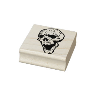 Schedel gezicht 3 illustratie art stempel