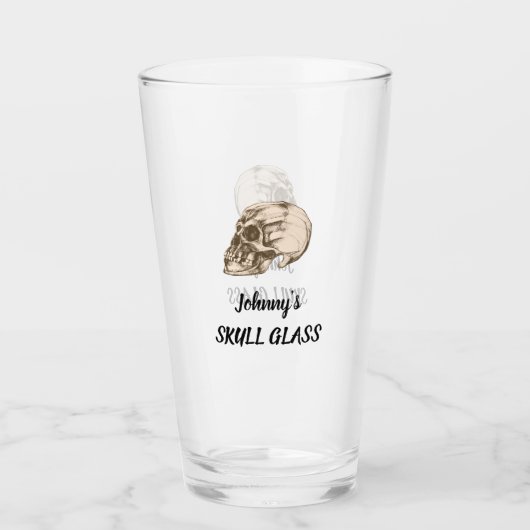Schedel Glas (Voorkant)