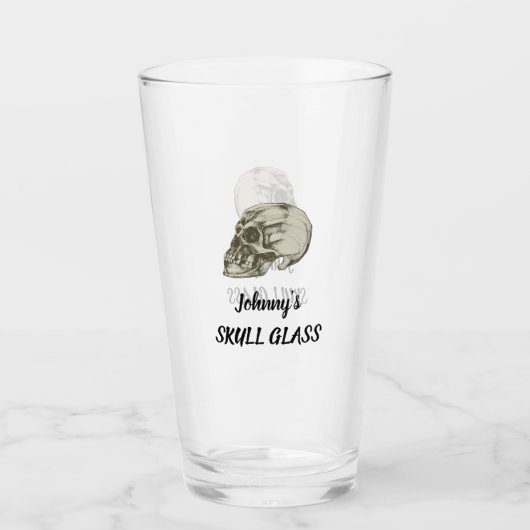 Schedel Glas (Voorkant)
