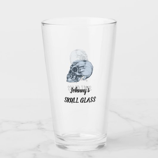 Schedel Glas (Voorkant)