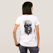 Schedel gotisch overhemd t-shirt (Achterkant volledig)