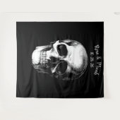 Schedel Gotische bruiloft foto achtergrond Wandkleed (Voorkant (horizontaal))