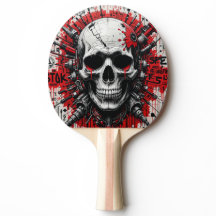 Schedel Graffiti Ping Pong Paddle