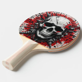 Schedel Graffiti Ping Pong Paddle Tafeltennisbatje