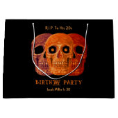 Schedel Grappig Sinaasappel Gotische Verjaardag RI Groot Cadeauzakje (Voorkant)