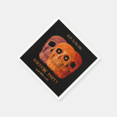 Schedel Grappig Sinaasappel Gotische Verjaardag RI Servet (Hoek)