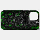 schedel Groene biovonk Case-Mate iPhone Case (Achterkant (horizontaal))