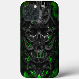 schedel Groene biovonk Case-Mate iPhone Case