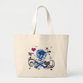 schedel grote tote bag