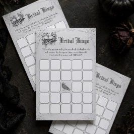 Schedel Halloween Bruiloftsborrel Bingo Spel