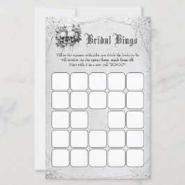 Schedel Halloween Bruiloftsfeest Bingo Spel