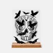 Schedel Halloween Decoratieve Calaveras Acryl Bord (Voorkant)