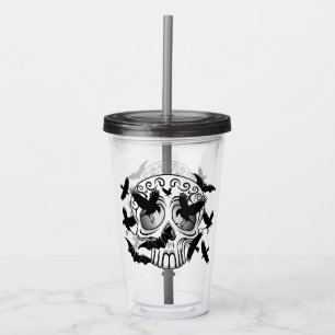 Schedel Halloween Decoratieve Calaveras Acryl Drinkbeker
