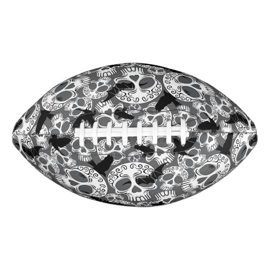 Schedel Halloween Decoratieve Calaveras American Football (Voorkant)