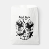 Schedel Halloween Decoratieve Calaveras Bedankzakje (Voorkant)