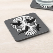 Schedel Halloween decoratieve Calaveras Bier Onderzetter (Linkerzijde)