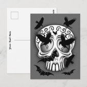 Schedel Halloween Decoratieve Calaveras Briefkaart (Voorkant / Achterkant)