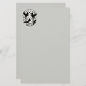 Schedel Halloween Decoratieve Calaveras Briefpapier (Voorkant / Achterkant)