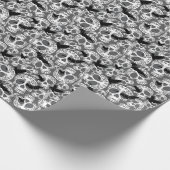 Schedel Halloween Decoratieve Calaveras Cadeaupapier (Hoek)