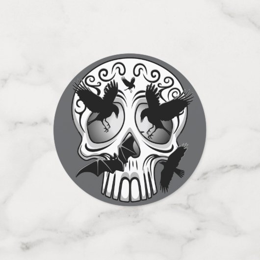 Schedel Halloween Decoratieve Calaveras Confetti (Kleine voorkant)