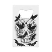 Schedel Halloween Decoratieve Calaveras Creditkaart Flessenopener (Achterkant)