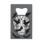 Schedel Halloween Decoratieve Calaveras Creditkaart Flessenopener (Voorkant)