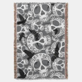 Schedel Halloween Decoratieve Calaveras Deken (Voorkant Verticaal)