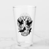 Schedel Halloween Decoratieve Calaveras Glas (Voorkant)