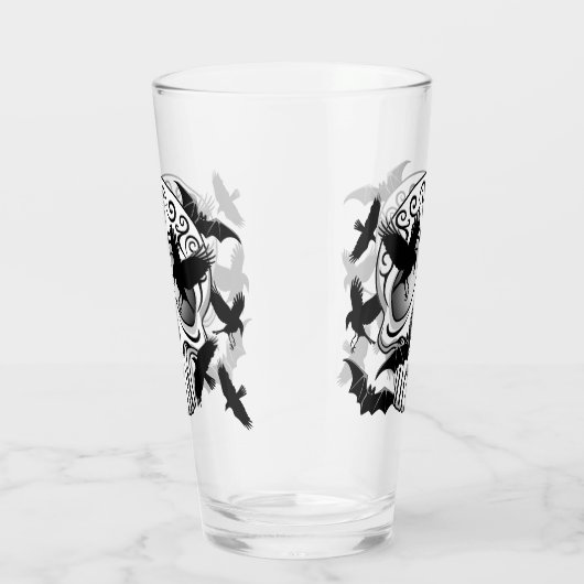 Schedel Halloween Decoratieve Calaveras Glas (Rechts)