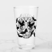 Schedel Halloween Decoratieve Calaveras Glas (Voorkant)