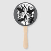 Schedel Halloween Decoratieve Calaveras Handwaaier (Voorkant)